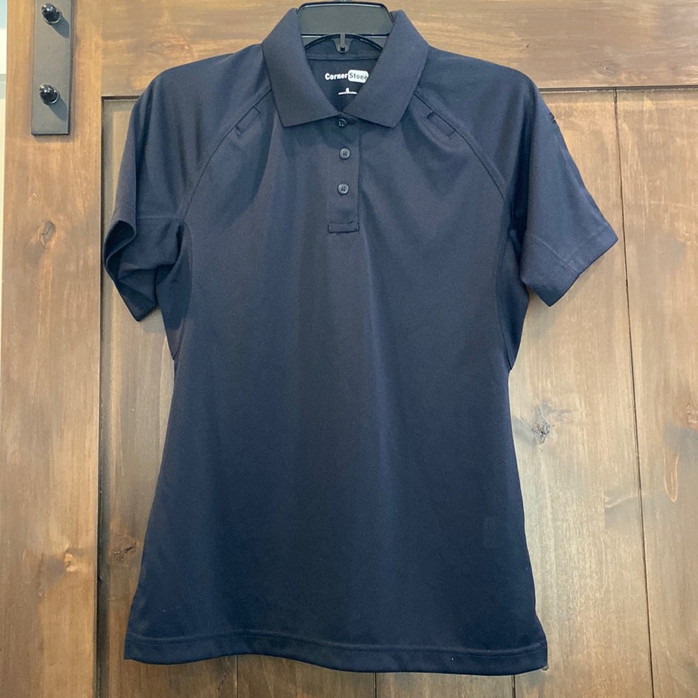 M146 Women's Cornerstone Black Polo Size Small NWOT
